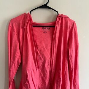 Hanes Pink Zip-Up Hoodie